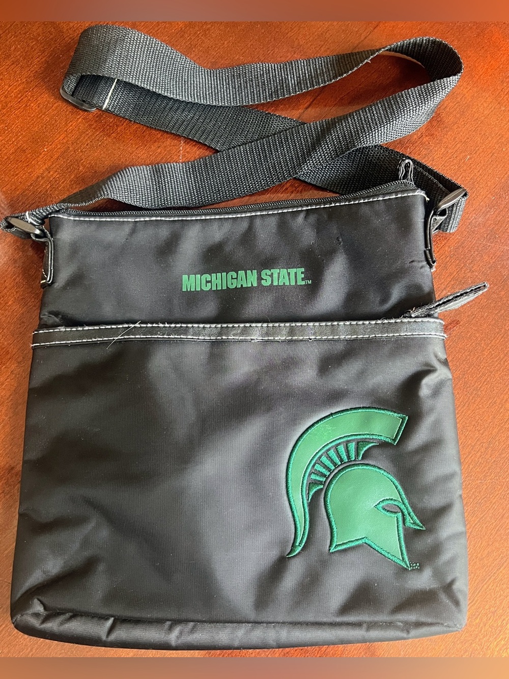 Black & Green Crossbody Bag